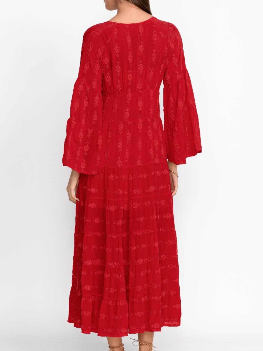 Johnny Was Bonnie Adenium Dress Red Size Large - Picture 3 of 9